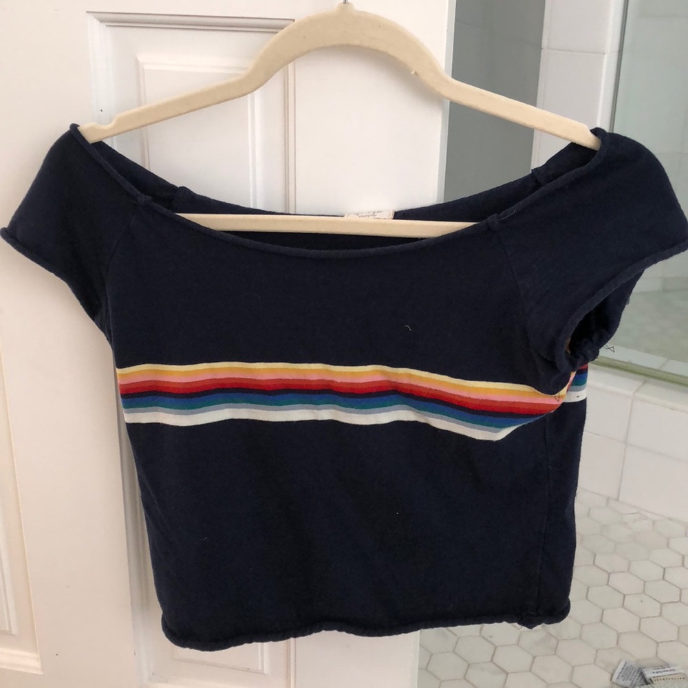 Brandy Melville off the shoulder tee shirt